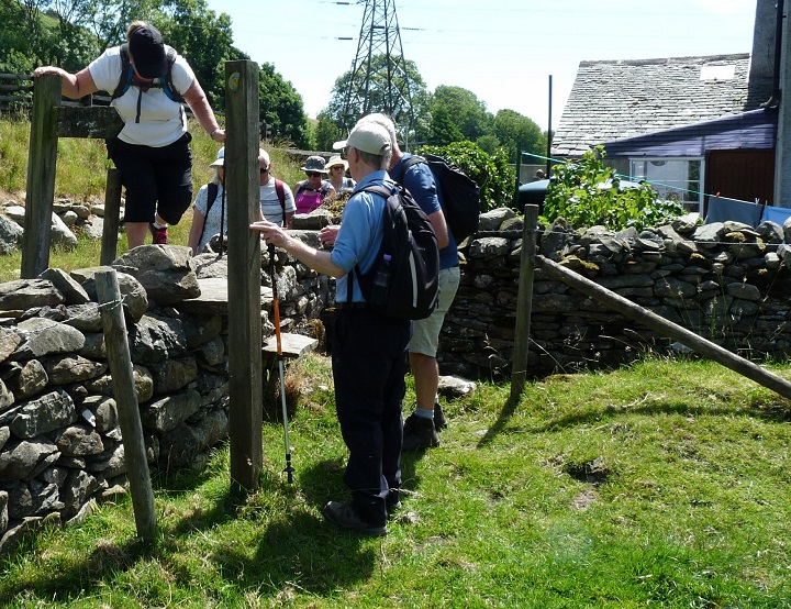 Arnside2018 2 TacklingATrickyStile