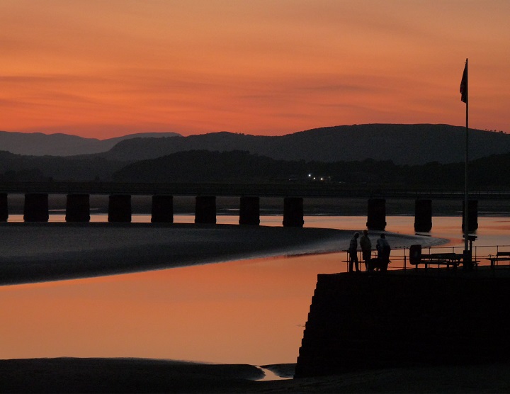 Arnside2018 8 SunsetAtArnsidePier